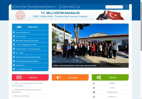 İZMİR / KEMALPAŞA - Örnekköy Şehit İncekara Ortaokulu