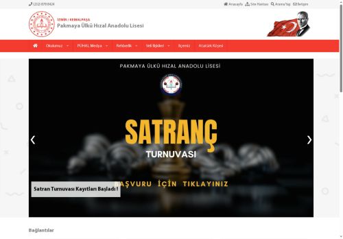 İZMİR / KEMALPAŞA - Pakmaya Ülkü Hızal Anadolu Lisesi