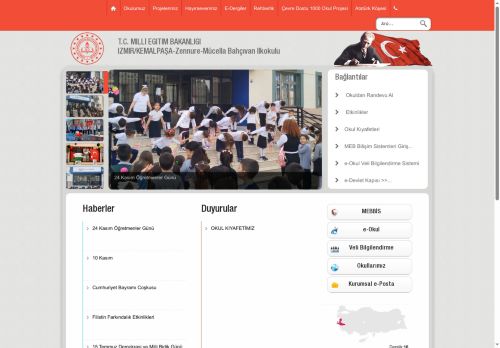 İZMİR / KEMALPAŞA - Zennure-Mücella Bahçıvan İlkokulu