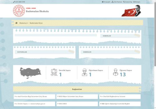İZMİR / KINIK - Bademalan İlkokulu
