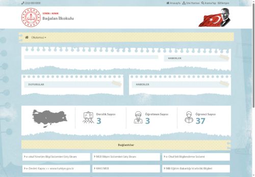 İZMİR / KINIK - Bağalan İlkokulu