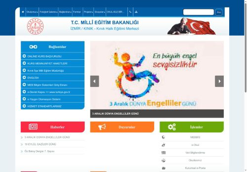 İZMİR / KINIK - Kınık Halk Eğitimi Merkezi