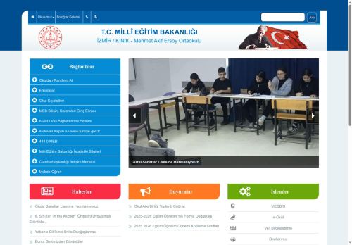 İZMİR / KINIK - Mehmet Akif Ersoy Ortaokulu