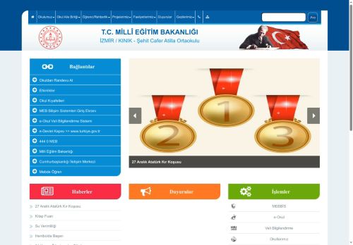 İZMİR / KINIK - Şehit Cafer Atilla Ortaokulu