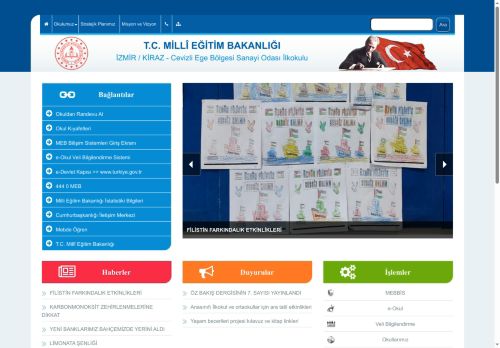 İZMİR / KİRAZ - Cevizli Ege Bölgesi Sanayi Odası İlkokulu