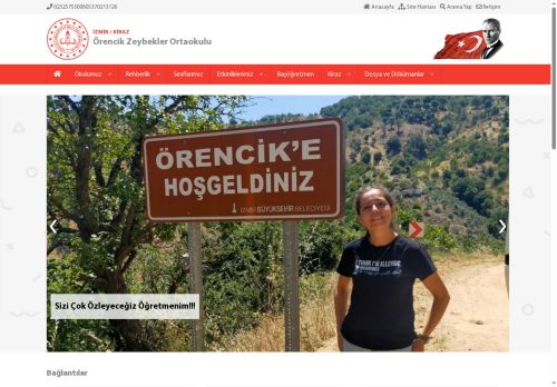 İZMİR / KİRAZ - Örencik Zeybekler Ortaokulu