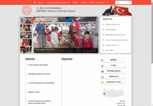 İZMİR / KİRAZ - Karaburç Cumhuriyet İlkokulu