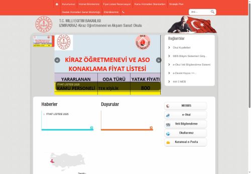 İZMİR / KİRAZ - Kiraz Öğretmenevi ve Akşam Sanat Okulu