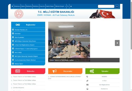 İZMİR / KONAK - Ali Fuat Cebesoy İlkokulu