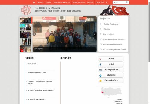 İZMİR / KONAK - Fatih Mehmet İmam Hatip Ortaokulu