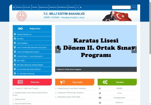 İZMİR / KONAK - Karataş Anadolu Lisesi