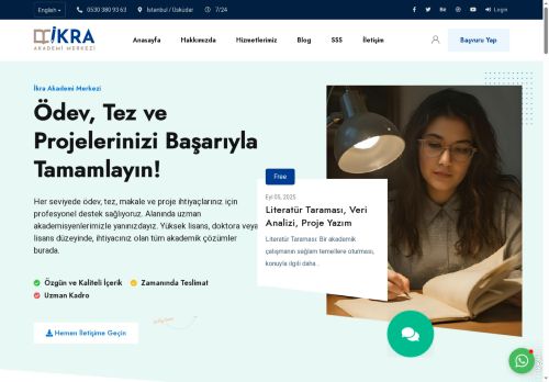 İkra Akademi Merkezi – Ödev, Tez ve Proje Danışmanlığı