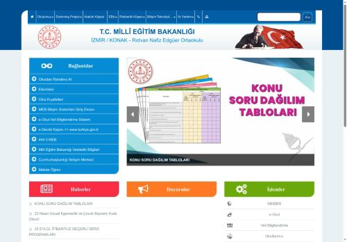 İZMİR / KONAK - Rıdvan Nafiz Edgüer Ortaokulu