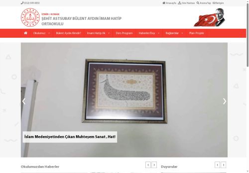 İZMİR / KONAK - ŞEHİT ASTSUBAY BÜLENT AYDIN İMAM HATİP ORTAOKULU