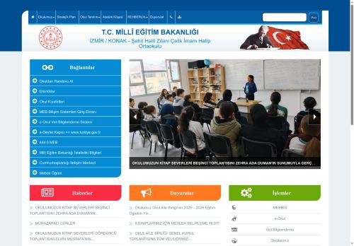 İZMİR / KONAK - Şehit Halit Zilani Çelik İmam Hatip Ortaokulu