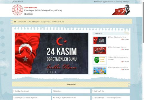 İZMİR / MENDERES - Altıntepe Şehit Onbaşı Güray Güneş İlkokulu