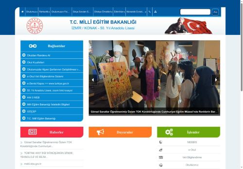 İZMİR / KONAK - 50. Yıl Anadolu Lisesi