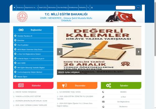 İZMİR / MENDERES - Görece Şehit Mustafa Mutlu Ortaokulu