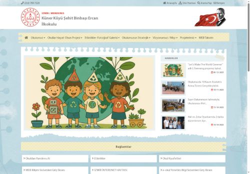 İZMİR / MENDERES - Küner Köyü Şehit Binbaşı Ercan İlkokulu