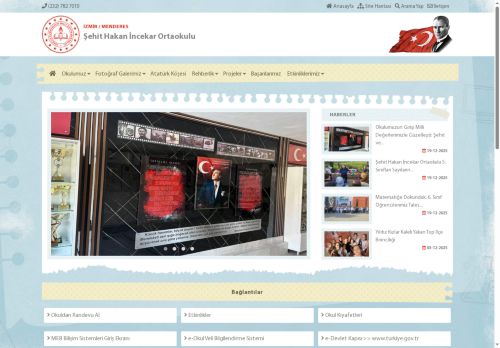İZMİR / MENDERES - Şehit Hakan İncekar Ortaokulu