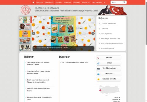 İZMİR / MENDERES - Menderes Fatma-Ramazan Büküşoğlu Anadolu Lisesi