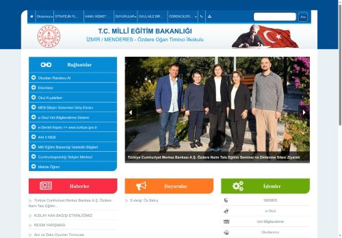 İZMİR / MENDERES - Özdere Oğan Timinci İlkokulu