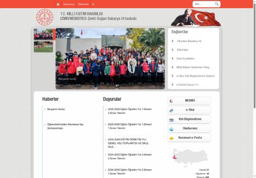 İZMİR / MENDERES - Şehit Doğan Sakarya Ortaokulu