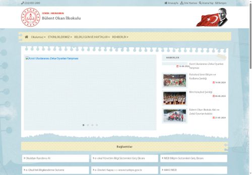 İZMİR / MENEMEN - Bülent Okan İlkokulu