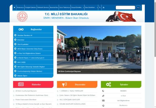 İZMİR / MENEMEN - Bülent Okan Ortaokulu
