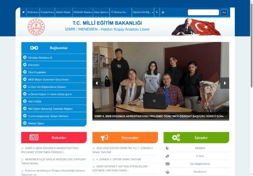 İZMİR / MENEMEN - Haldun Koşay Anadolu Lisesi