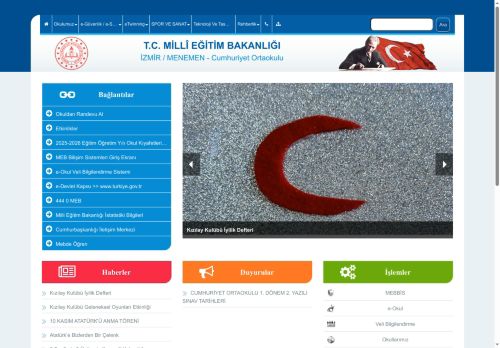 İZMİR / MENEMEN - Cumhuriyet Ortaokulu