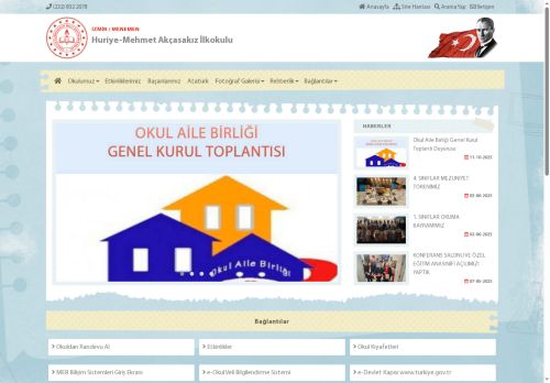 İZMİR / MENEMEN - Huriye-Mehmet Akçasakız İlkokulu