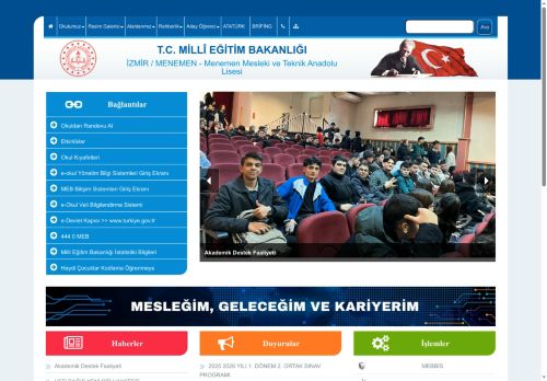 İZMİR / MENEMEN - Menemen Mesleki ve Teknik Anadolu Lisesi