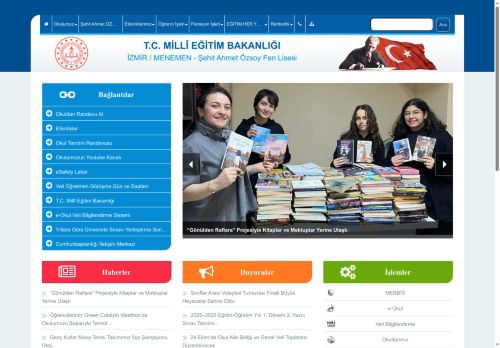 İZMİR / MENEMEN - Şehit Ahmet Özsoy Fen Lisesi