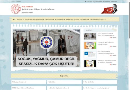 İZMİR / MENEMEN - Şehit Hakan Gülşen Anadolu İmam Hatip Lisesi