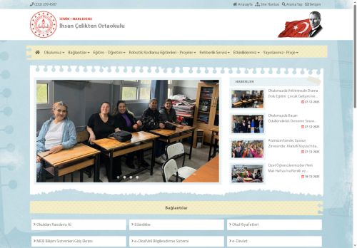 İZMİR / NARLIDERE - İhsan Çelikten Ortaokulu