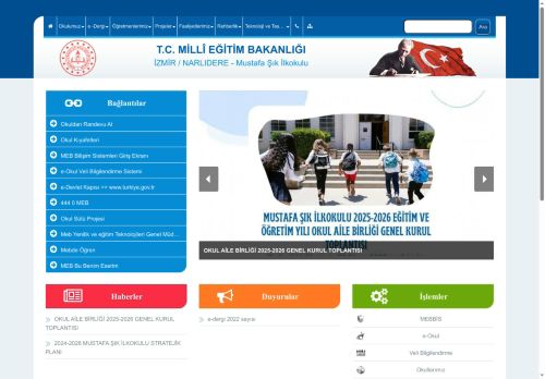 İZMİR / NARLIDERE - Mustafa Şık İlkokulu