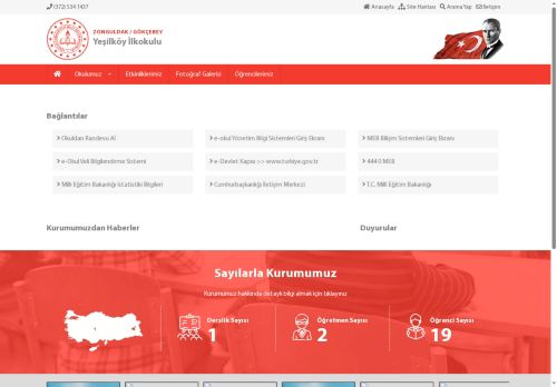 ZONGULDAK / GÖKÇEBEY - Yeşilköy İlkokulu