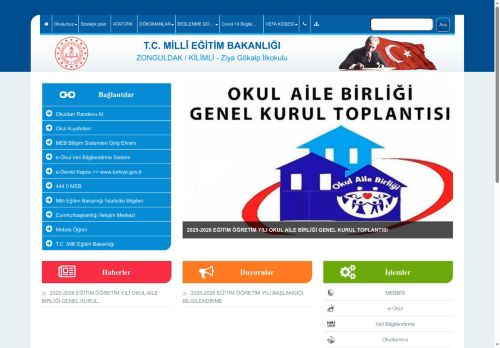 ZONGULDAK / KİLİMLİ - Ziya Gökalp İlkokulu