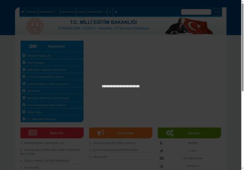 ZONGULDAK / KOZLU - Esenköy 15 Temmuz Ortaokulu