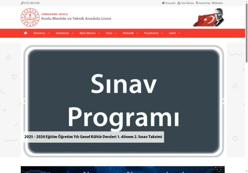 ZONGULDAK / KOZLU - Kozlu Mesleki ve Teknik Anadolu Lisesi