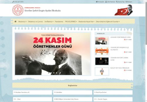 ZONGULDAK / KOZLU - Sivriler Şehit Engin Aydın İlkokulu