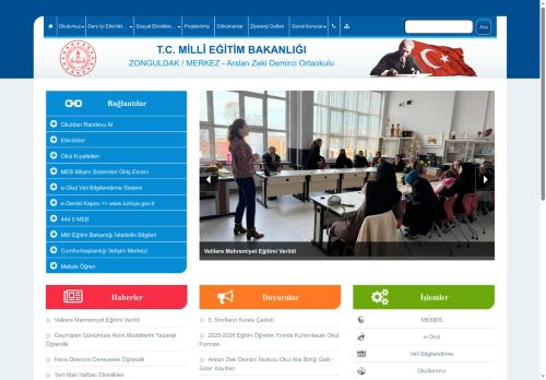 ZONGULDAK / MERKEZ - Arslan Zeki Demirci Ortaokulu