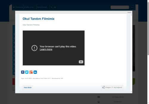 ZONGULDAK / MERKEZ - Beycuma Şehit Polis Çağdaş Arslan Çok Programlı Anadolu Lisesi