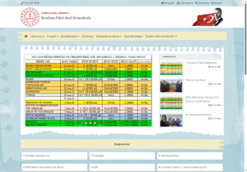 ZONGULDAK / MERKEZ - İbrahim Fikri Anıl Ortaokulu