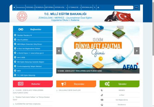 ZONGULDAK / MERKEZ - Uzunmehmet Özel Eğitim Uygulama Okulu I. Kademe