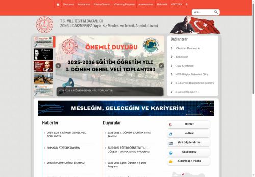 ZONGULDAK / MERKEZ - Yayla Kız Mesleki ve Teknik Anadolu Lisesi