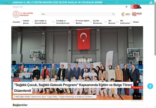 MEB ANKARA İL MİLLÎ EĞİTİM MÜDÜRLÜĞÜ İŞYERİ SAĞLIK VE GÜVENLİK BİRİMİ