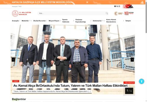 MEB ANTALYA - GAZİPAŞA İLÇE MİLLÎ EĞİTİM MÜDÜRLÜĞÜ