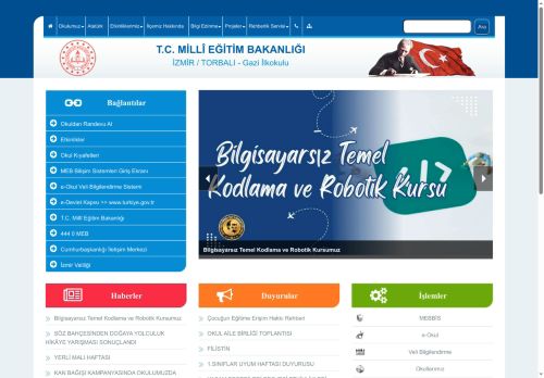 İZMİR / TORBALI - Gazi İlkokulu